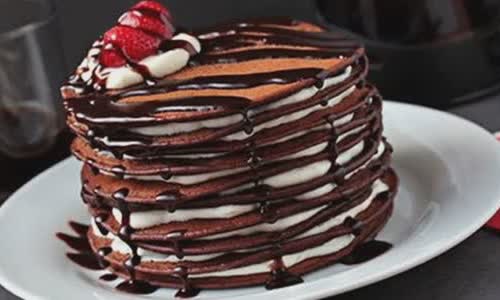 Cách làm Pancake Chocolate thơm ngon ngọt dịu ngay tại nhà