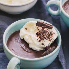 Cách làm Pudding chocolate bằng lò vi sóng