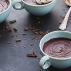 Cách làm Pudding chocolate bằng lò vi sóng