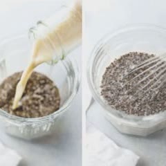 Cách làm Pudding hạt chia