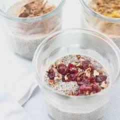 Cách làm Pudding hạt chia