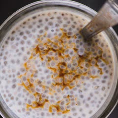 Cách làm pudding hạt chia vani