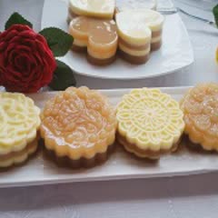 Cách làm rau câu flan phô mai vị cà phê