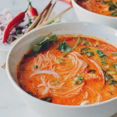 Cách nấu Bún Cà Ri gà và nước cốt dừa, siêu thơm ngon