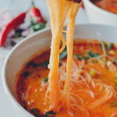 Cách nấu Bún Cà Ri gà và nước cốt dừa, siêu thơm ngon