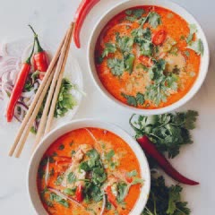 Cách nấu Bún Cà Ri gà và nước cốt dừa, siêu thơm ngon