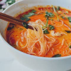 Cách nấu Bún Cà Ri gà và nước cốt dừa, siêu thơm ngon