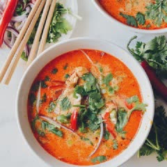 Cách nấu Bún Cà Ri gà và nước cốt dừa, siêu thơm ngon