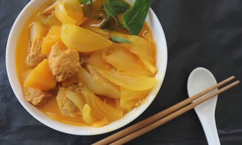 Cách làm Bún cà ri heo sữa tươi
