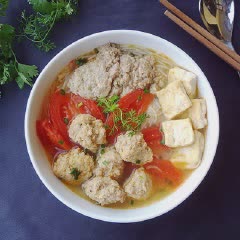 Cách nấu bún riêu cua thịt