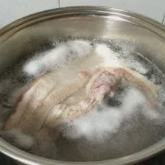 Cách làm bún thịt luộc nước mắm