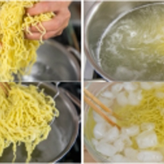 Cách làm mì trộn gà sốt miso mè