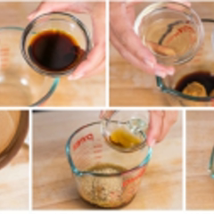 Cách làm mì trộn gà sốt miso mè