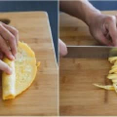 Cách làm Mì trứng rau củ Hàn Quốc