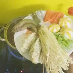 Cách làm Mì udon kimchi hải sản