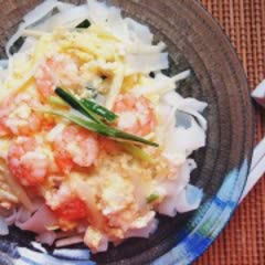 Cách làm phở xào phủ trứng tôm