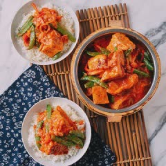 Cách làm Cà ri đỏ đậu hũ chay