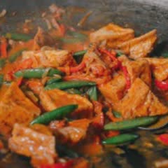 Cách làm Cà ri đỏ đậu hũ chay