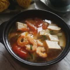 Cách làm canh đậu hũ nấu tôm