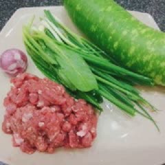Cách làm canh bầu nhồi thịt