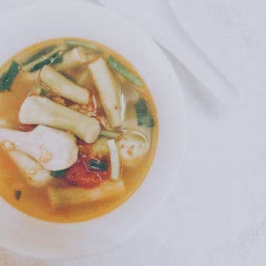 Cách làm canh bồng khoai tôm khô