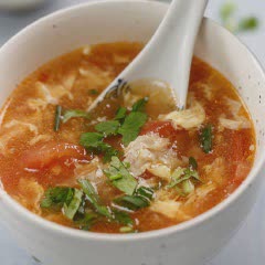 Cách làm Canh cà chua nấu trứng