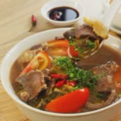 Cách nấu canh cải chua thịt bò đơn giản, dậy vị