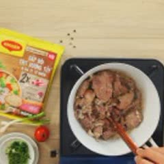 Cách nấu canh cải chua thịt bò đơn giản, dậy vị