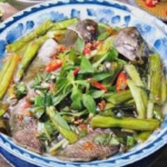 Cách làm canh chua cá rô đồng nấu lá giang