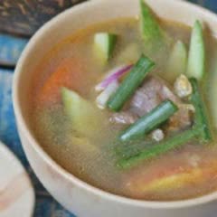 Cách Nấu Canh Chua Dưa Leo Bắp Bò Ngon Khó Cưỡng