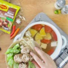 Cách nấu Canh chua nấm chay thanh nhẹ