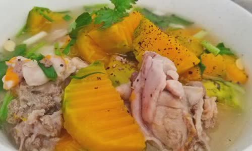 Cách Làm Canh Gà Nấu Bí Đỏ | Thơm Ngon Bổ Dưỡng