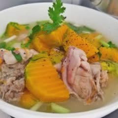 Cách Làm Canh Gà Nấu Bí Đỏ | Thơm Ngon Bổ Dưỡng