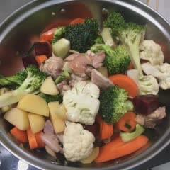 Cách Làm Canh Gà Nấu Rau Củ