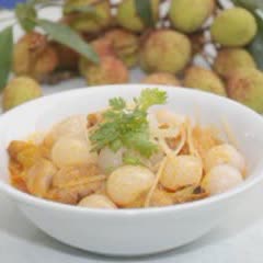 Cách làm canh gà nấu trái vải