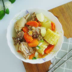 Cách nấu canh gà rau củ dinh dưỡng