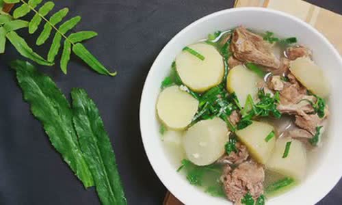 Cách Làm Canh Khoai Từ Nấu Sườn Thơm Ngon Bổ Dưỡng