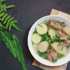 Cách Làm Canh Khoai Từ Nấu Sườn Thơm Ngon Bổ Dưỡng