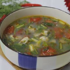 Cách làm canh nghêu chua nóng hổi