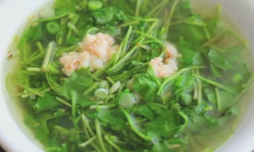 Cách làm Canh rau má tôm tươi thanh mát dễ làm tại nhà