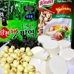 Cách Làm Canh Rong Biển Tàu Hũ Hạt Sen Đậm Đà