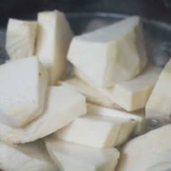 Cách làm canh sa kê sườn non