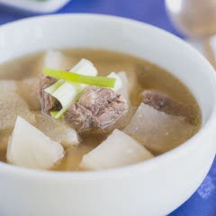 Cách làm Canh thịt bò củ cải