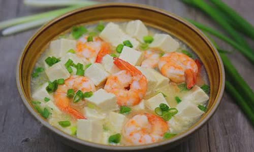 Cách làm canh tôm nấu đậu hũ