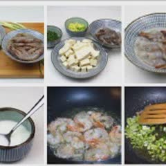 Cách làm canh tôm nấu đậu hũ