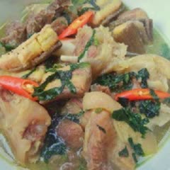 Cách làm chân giò hầm chuối xanh