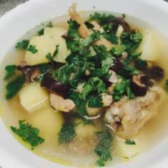 Cách làm gà hầm nấm hương