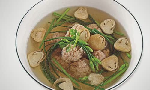 Cách làm Thịt Bằm Nấu Nấm Bông Hẹ đơn giản, ngon miệng