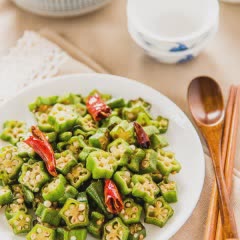 Cách làm đậu bắp xào cay