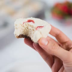 Cách làm Bánh cheesecake mini chay không dùng lò nướng